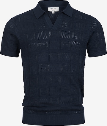 T-Shirt ' INTryto' INDICODE JEANS en bleu : devant
