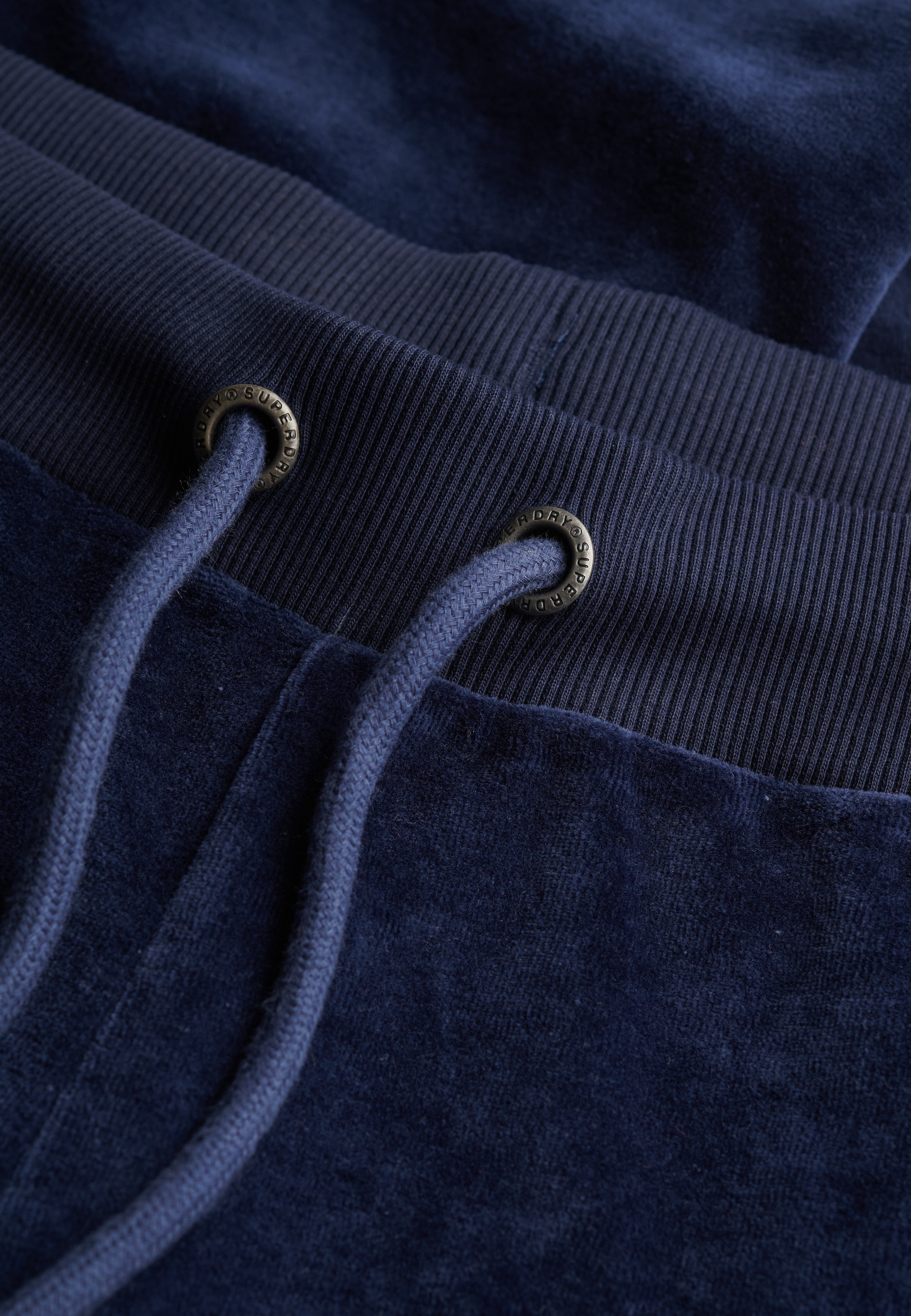 Superdry Wide leg Broek in Blauw