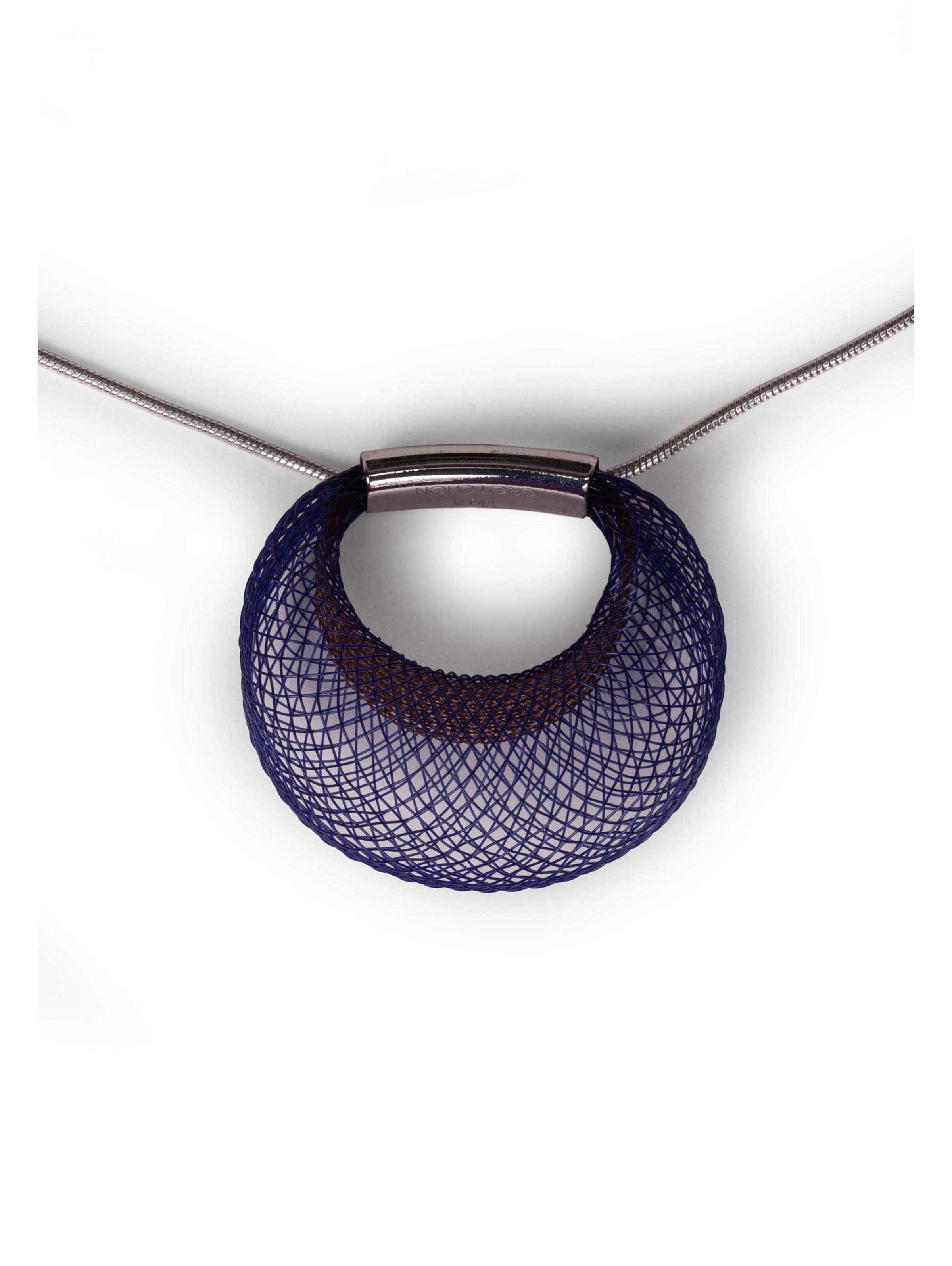 Gretchen Halskette 'Vlum Loop' in Blau