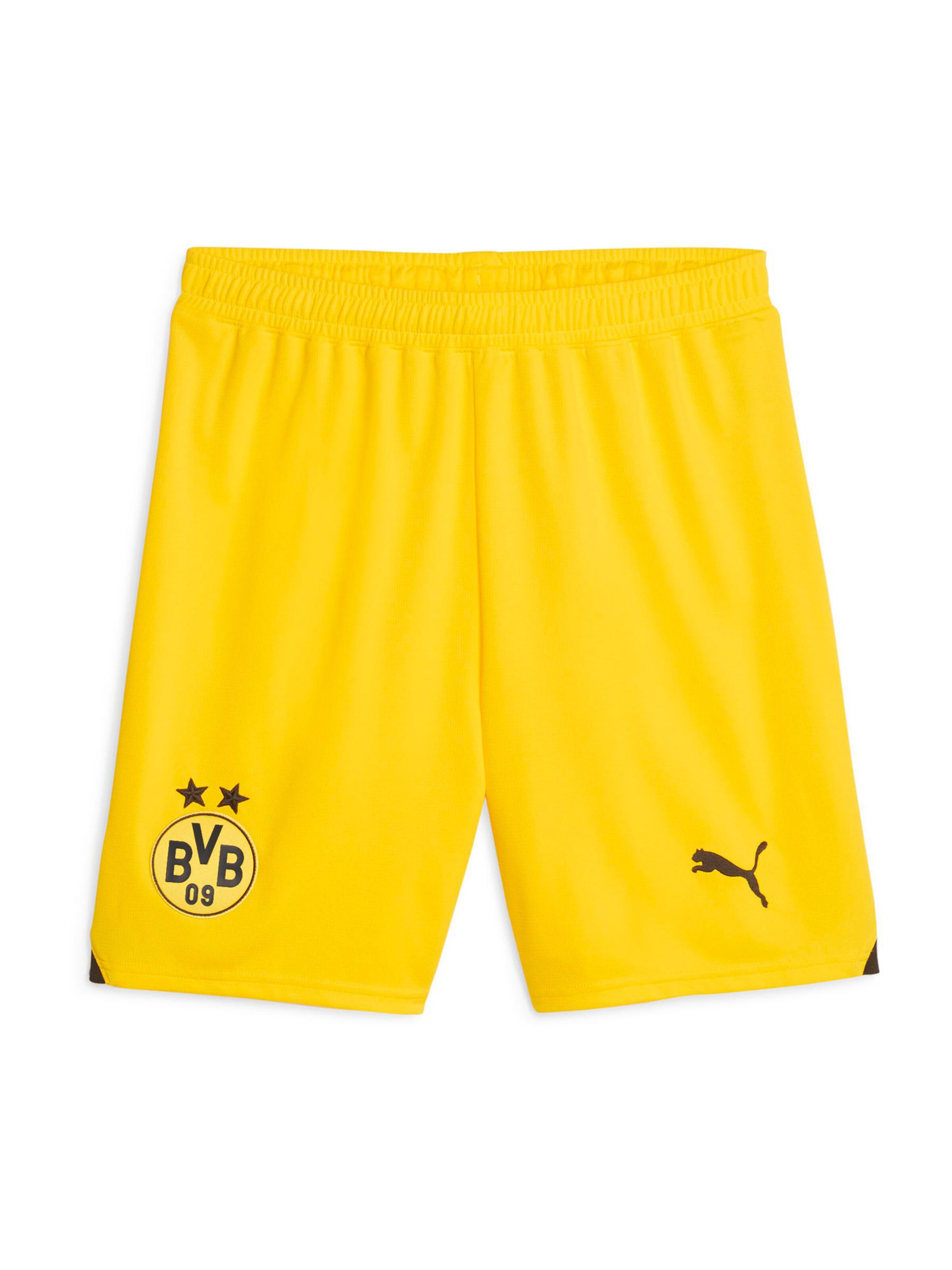 PUMA Normalny krój Spodnie sportowe 'Borussia Dortmund' w kolorze żółty: przód