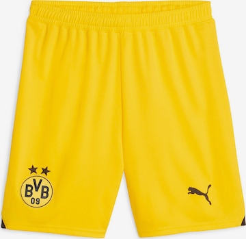 PUMA regular Παντελόνι φόρμας 'Borussia Dortmund' σε κίτρινο: μπροστά