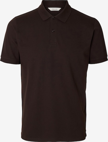 SELECTED Poloshirt 'SLHATLAS' in Grün: Vorderseite