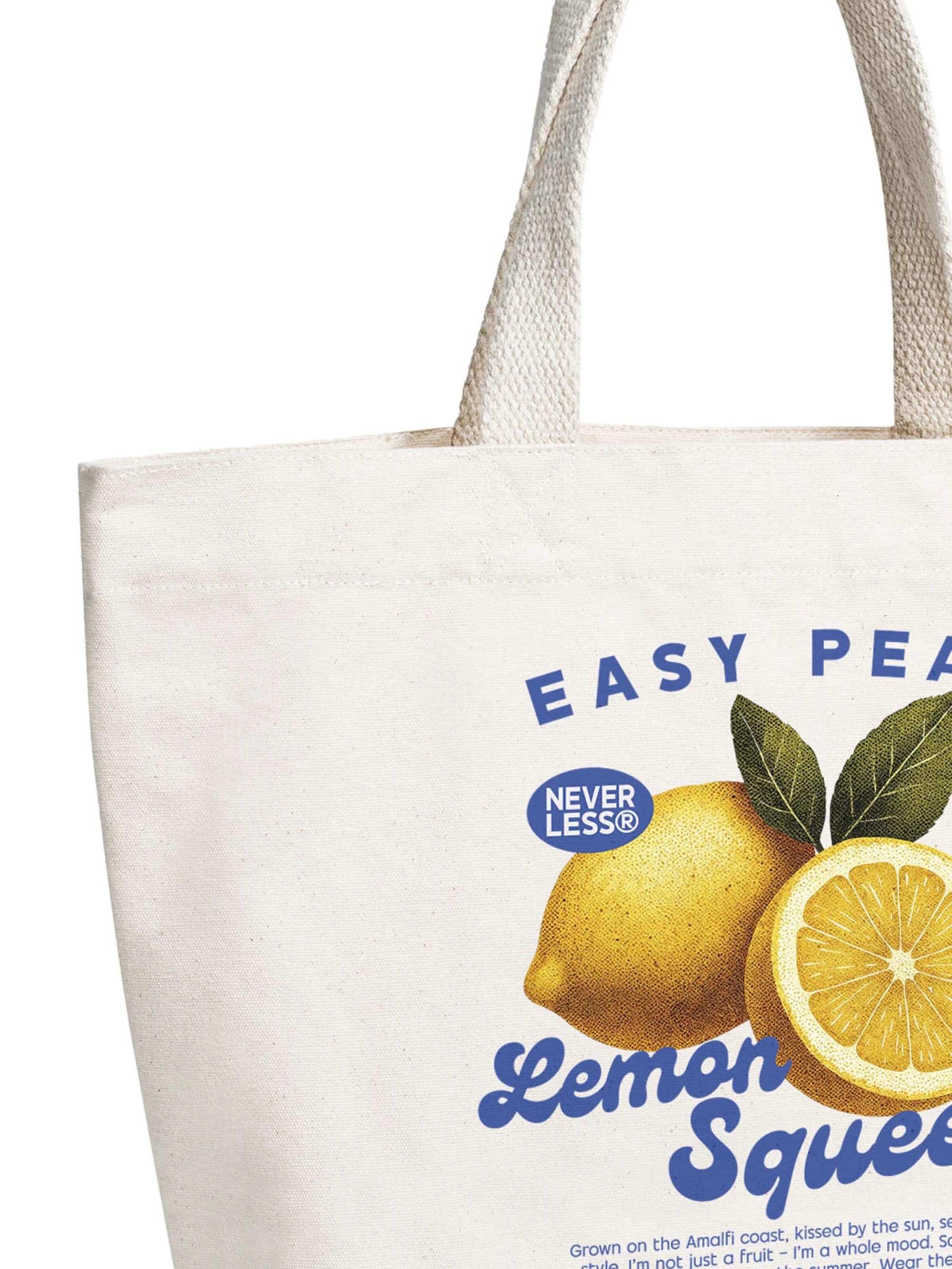 Neverless Strandtasche 'Lemon Squeezy'‌‌‌‌‌‌‌‌‌‌ in Beige