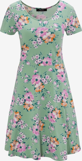 Aniston CASUAL Sommerkleid in hellgrün / mischfarben, Produktansicht