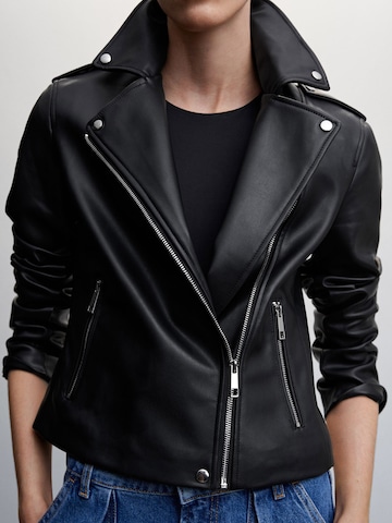 MANGO Between-Season Jacket in Black: front