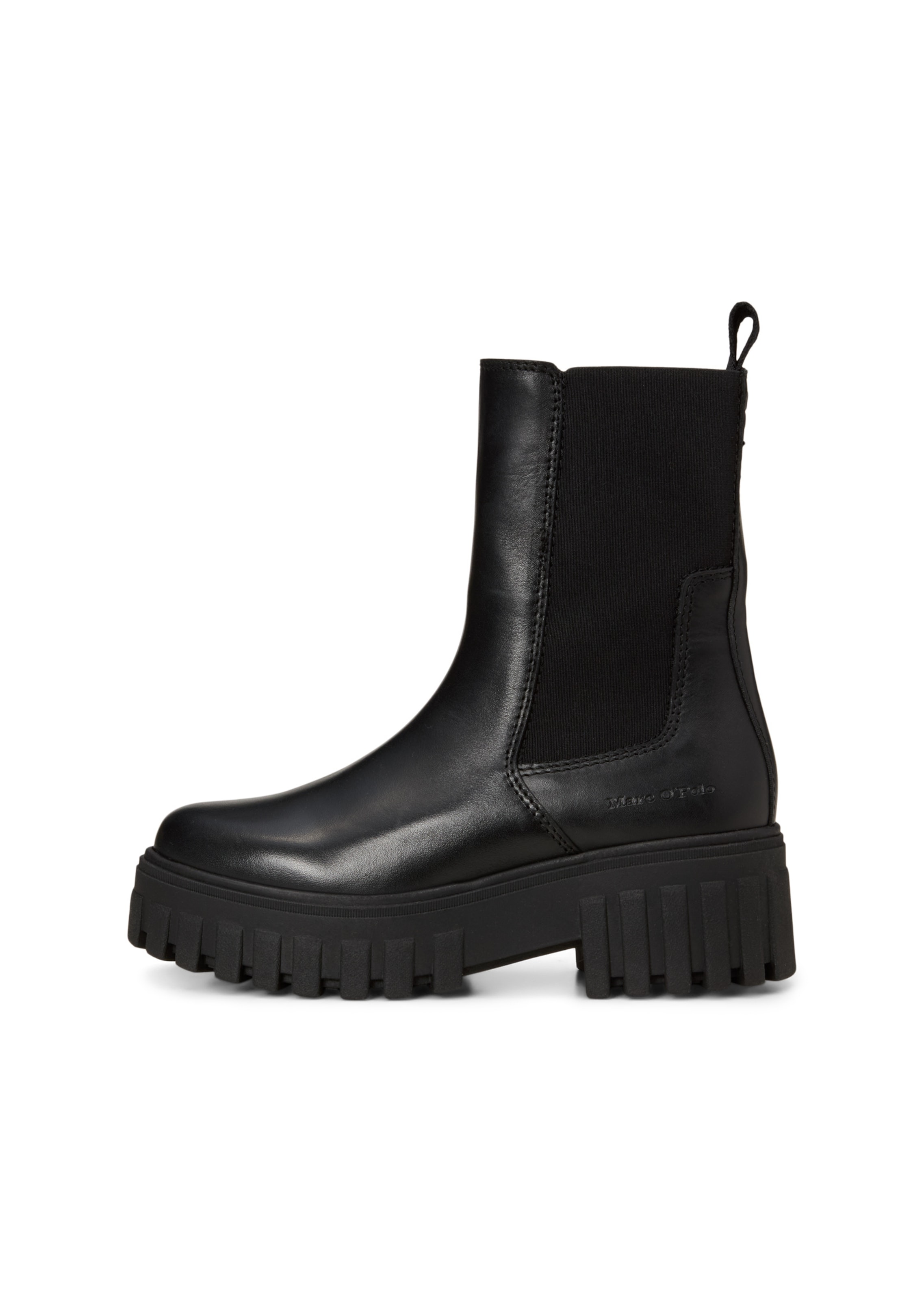 Marc O'Polo Chelsea Boots in Black: front