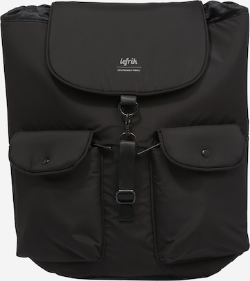 Lefrik Backpack in Black: front