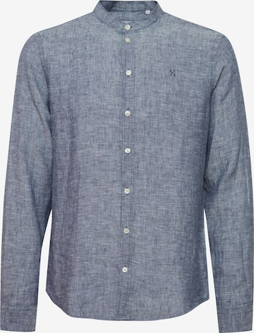 Casual Friday Button Up Shirt in Blue: front