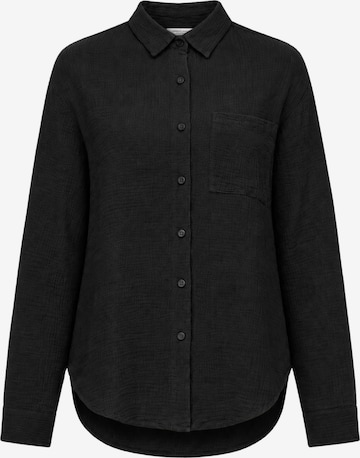 SASSYCLASSY Bluse in Schwarz: Vorderseite