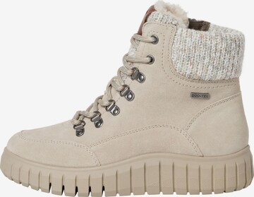 TAMARIS Veterlaarsjes in Beige