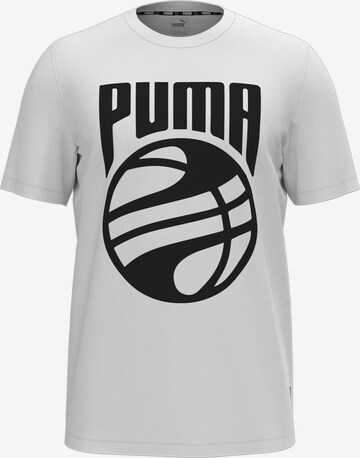 PUMA Performance Shirt in White: front