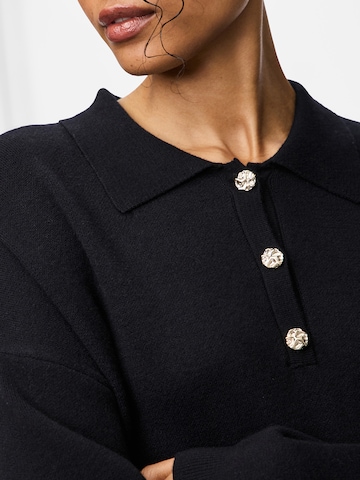 PIECES Pletena obleka 'PCJASSY' | črna barva