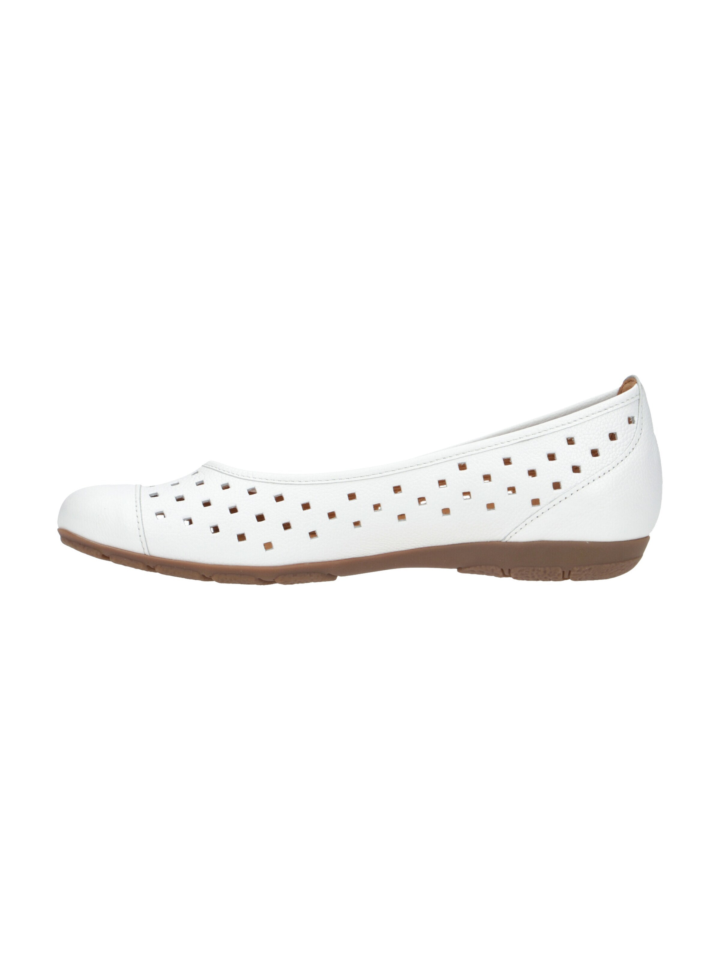 GABOR Ballet Flats in White: front