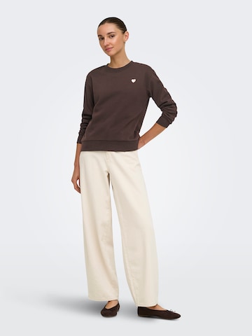 JDY Sweatshirt 'JDYPARIS' in Bruin
