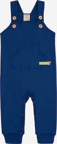 loud + proud Tapered Overalls in Blue: front