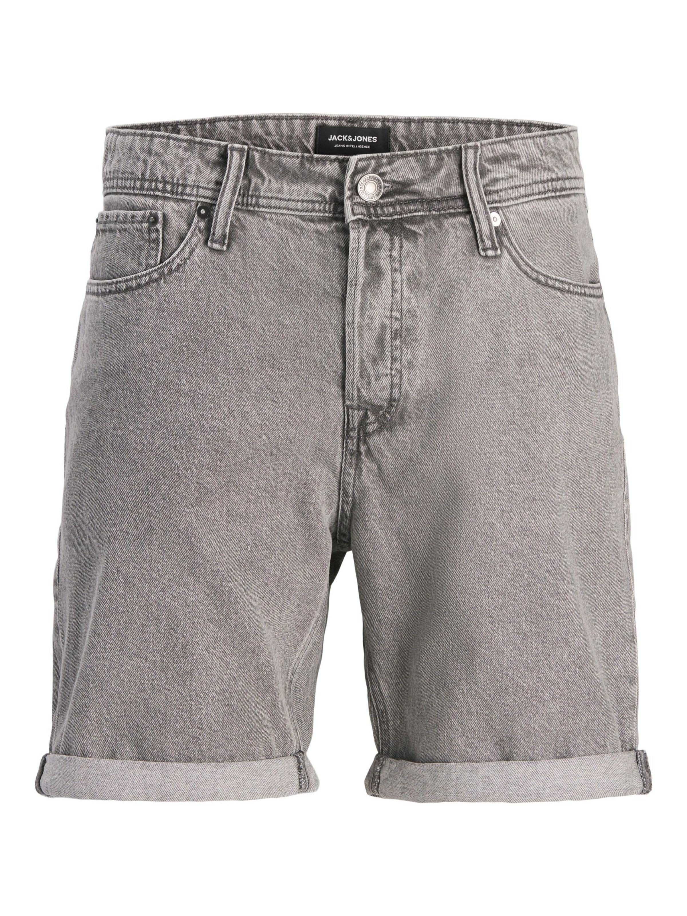 JACK & JONES Regular Jeans 'JJIRick JJOriginal' in Grey: front