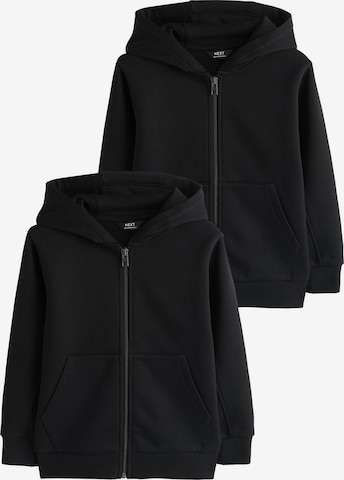 Next Bluza rozpinana w kolorze czarny: przód