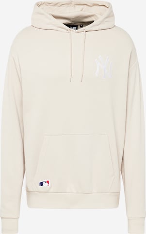 Sweat-shirt 'Neyyan' NEW ERA en beige : devant