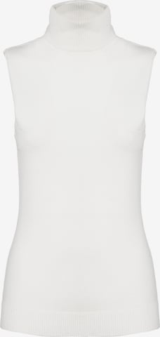 balta Influencer Palaidinė be rankovių: priekis