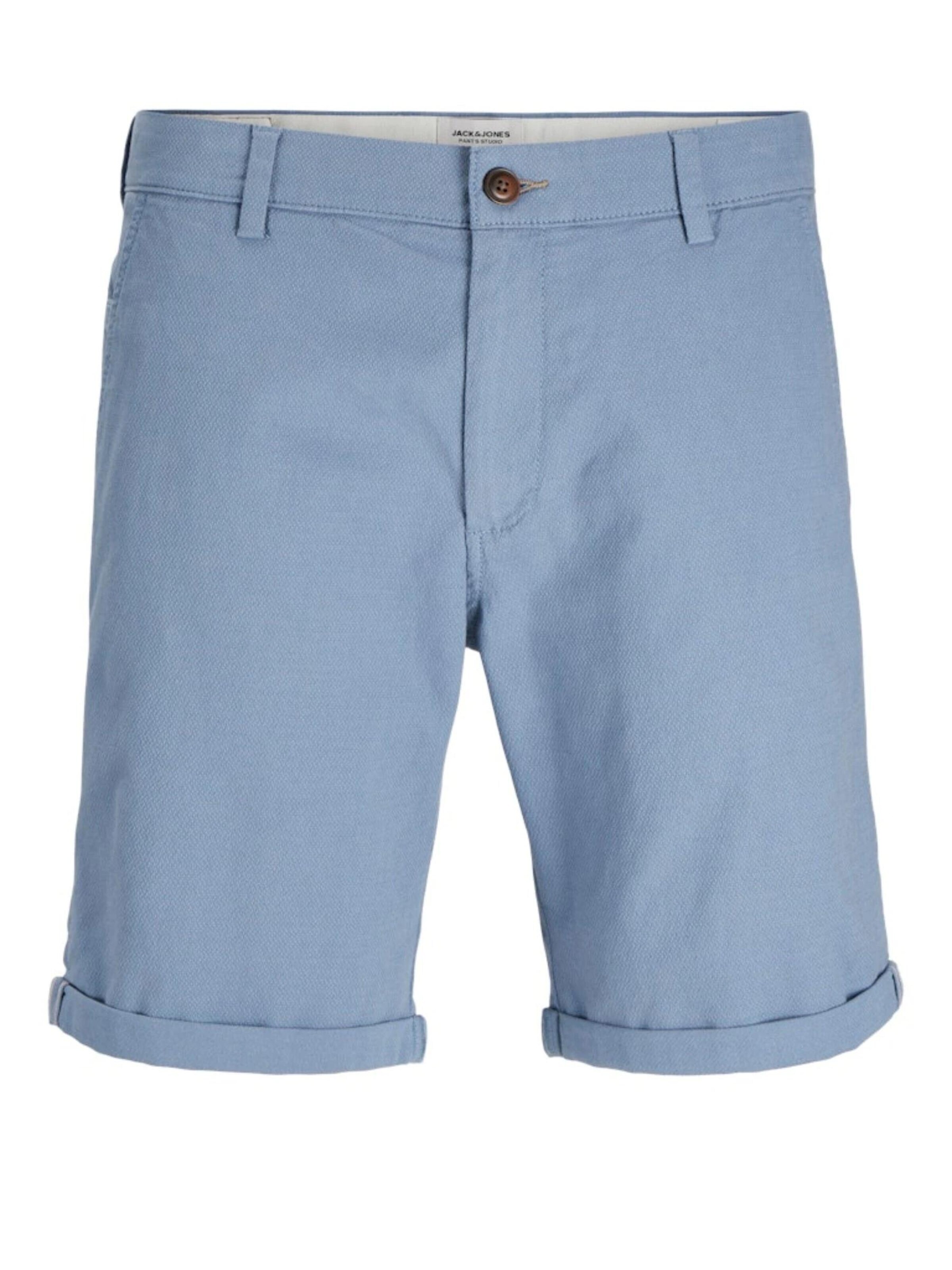 JACK & JONES regular Bukser '12206889' i blå: forside