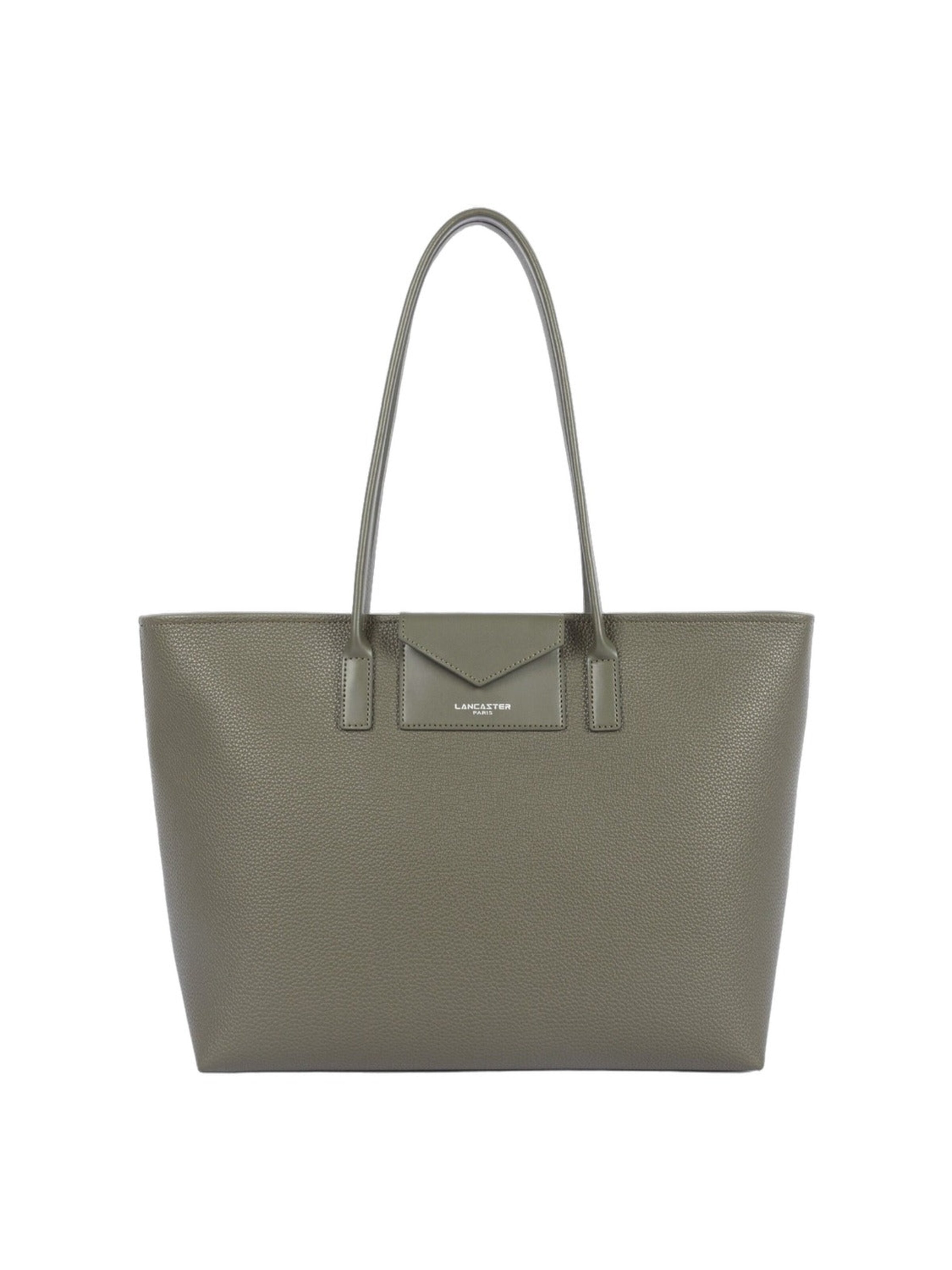 LANCASTER Paris - Shopper 'Maya Double KBA' en verde: frente