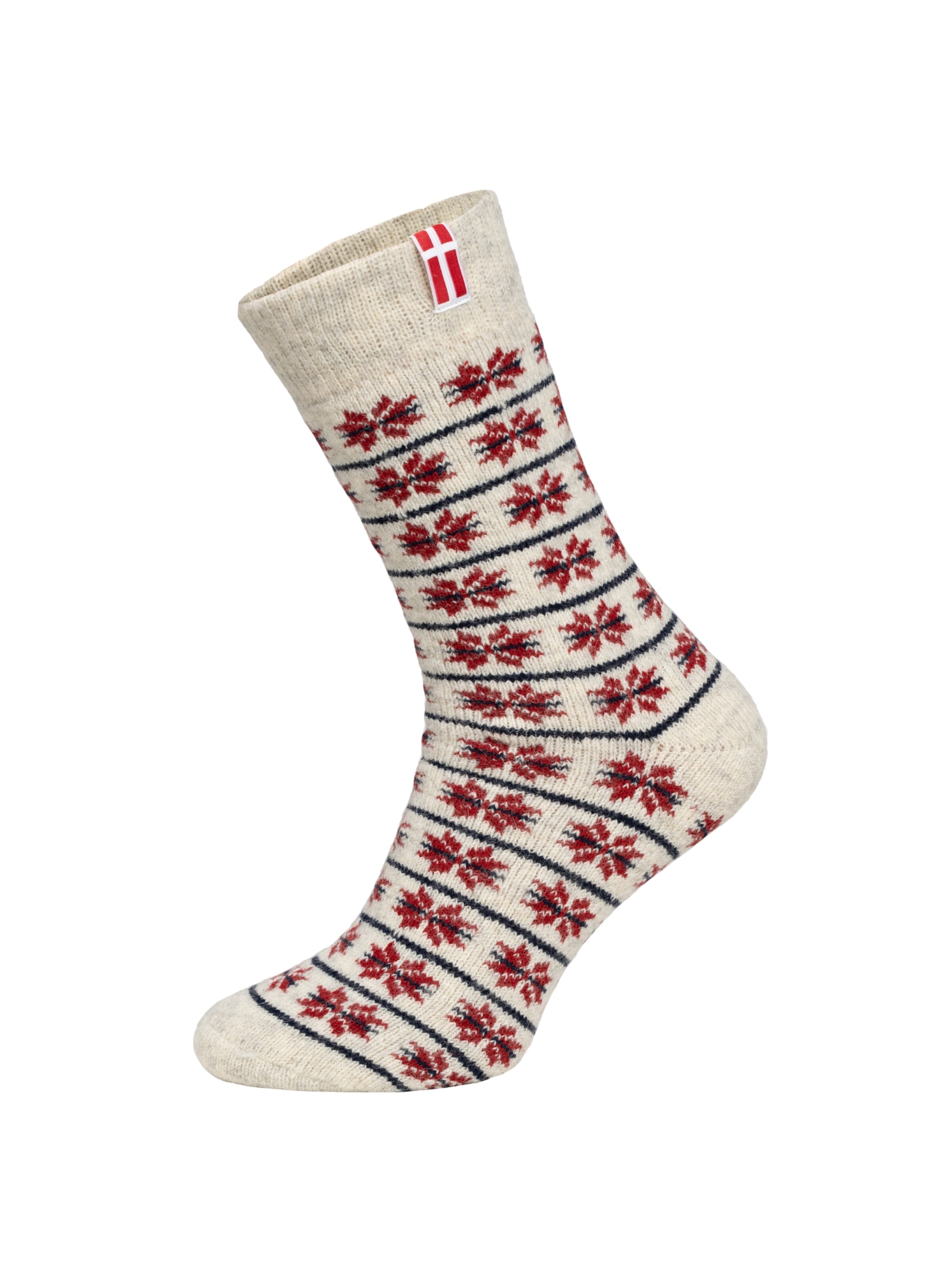 HomeOfSocks Socks 'HOS806' in Red: front
