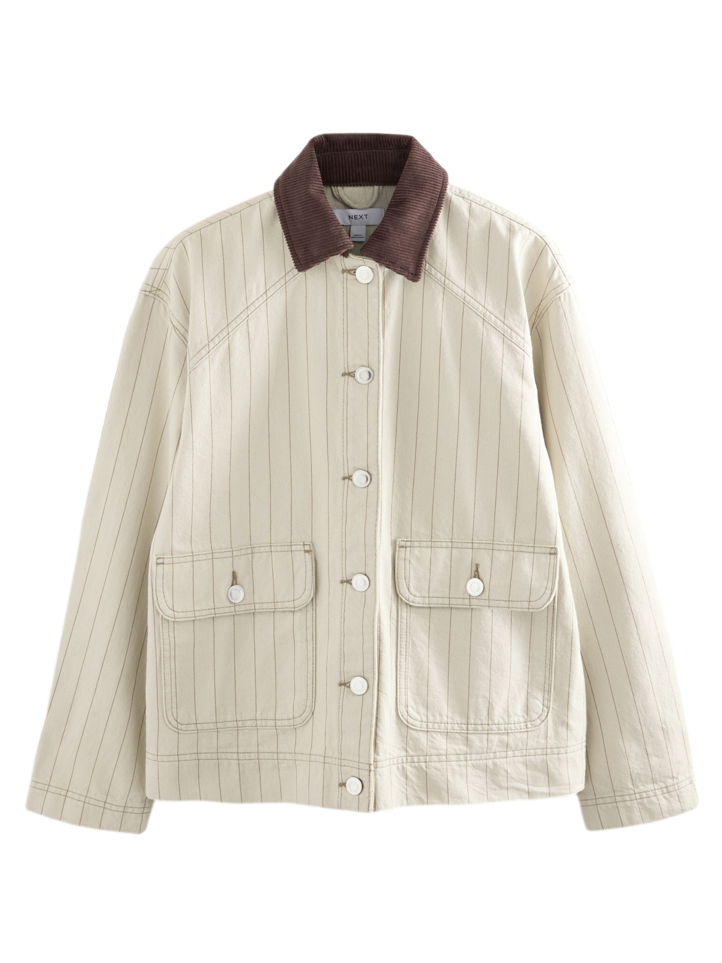 Next Tussenjas in Beige: voorkant