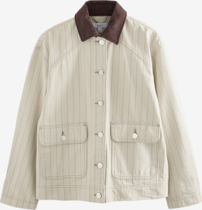 Next Übergangsjacke in hellbeige / schoko, Produktansicht