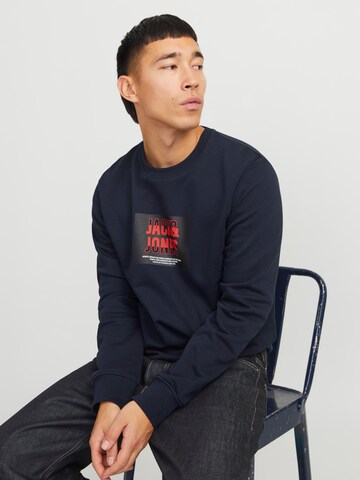 JACK & JONES Свитшот 'JJHUDSON' в Синий