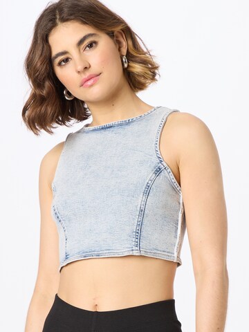 Calvin Klein Jeans Top in Blauw: voorkant