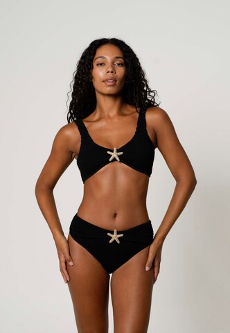 Moda Minx Bralette Bikini top in Black: front