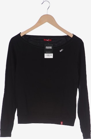 EDC BY ESPRIT Langarmshirt XS in Schwarz: predná strana