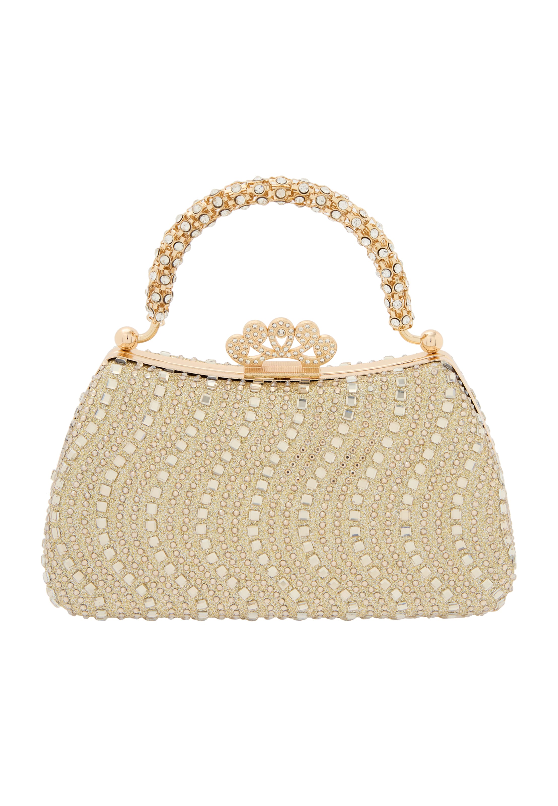 faina Handtas in Goud: voorkant