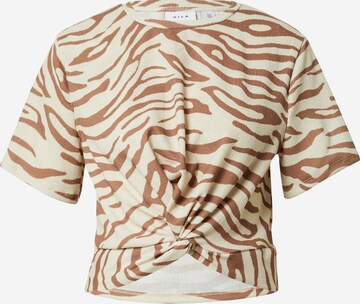 VILA - Blusa 'SOPA' en beige: frente