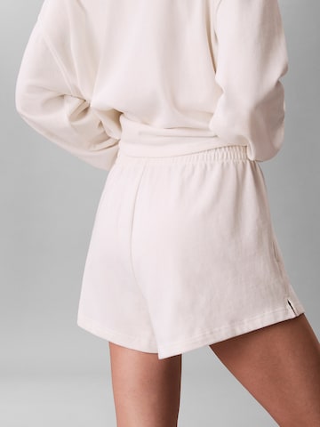 Calvin Klein Pyjamashorts 'Heritage' in Weiß