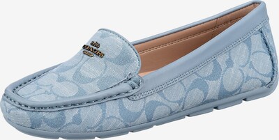 COACH Mokassin 'Marley' in blue denim / gold, Produktansicht