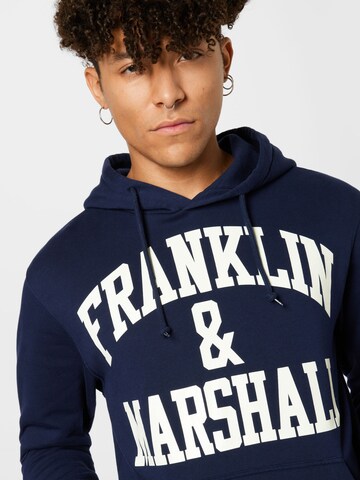 FRANKLIN & MARSHALL Sweatshirt in Blau