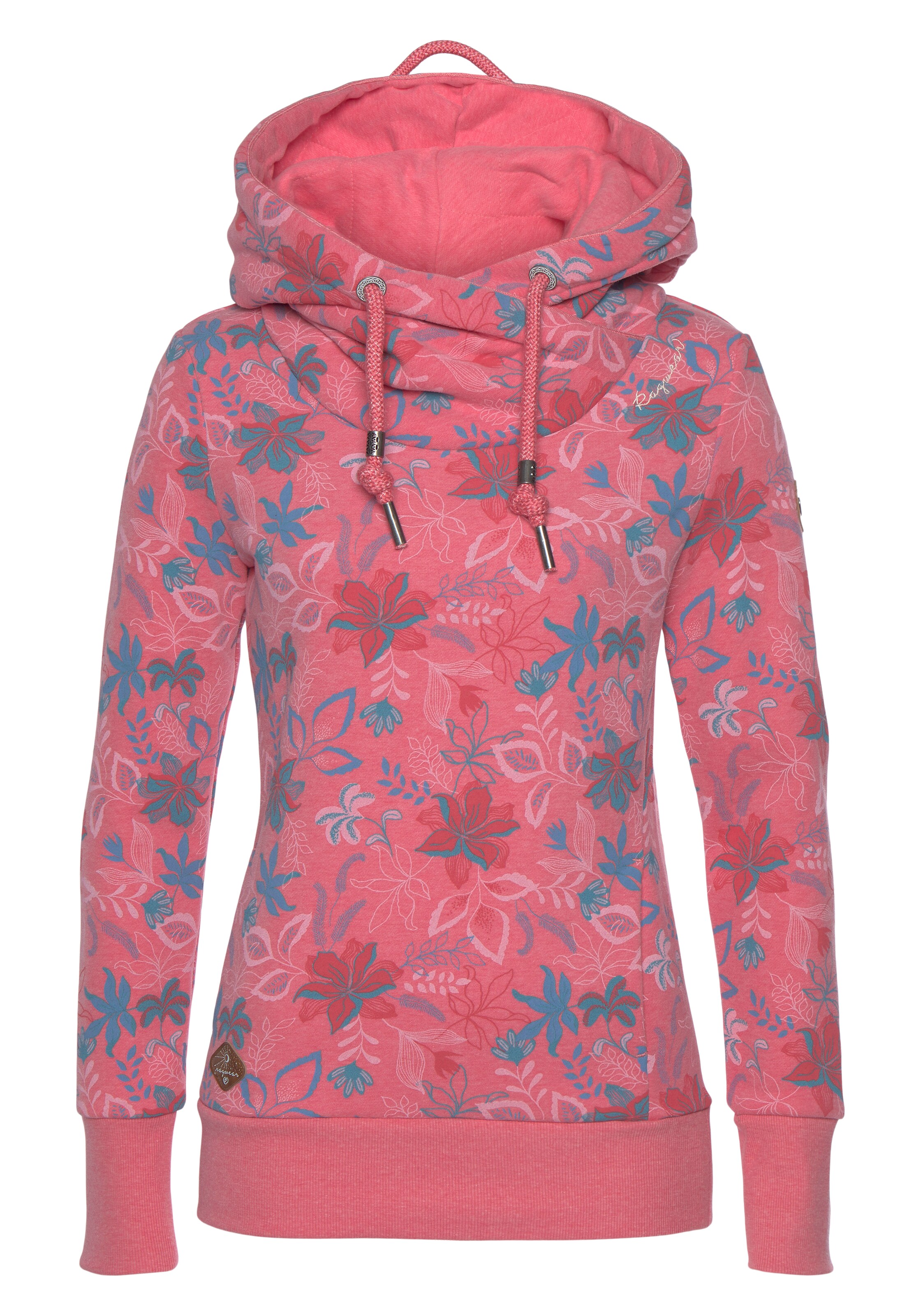 Ragwear Sweatshirt in blau / pink, Produktansicht