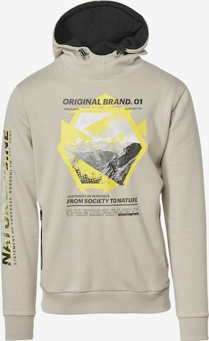 KOROSHI Sweatshirt in Beige: front