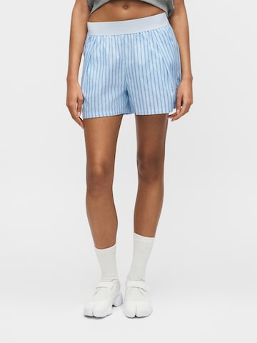 Nike Sportswear Свободный крой Штаны в Синий: спереди
