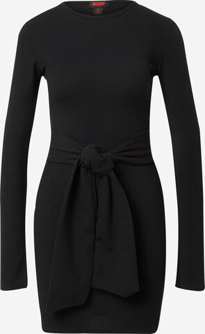 Misspap Knitted dress in Black: front