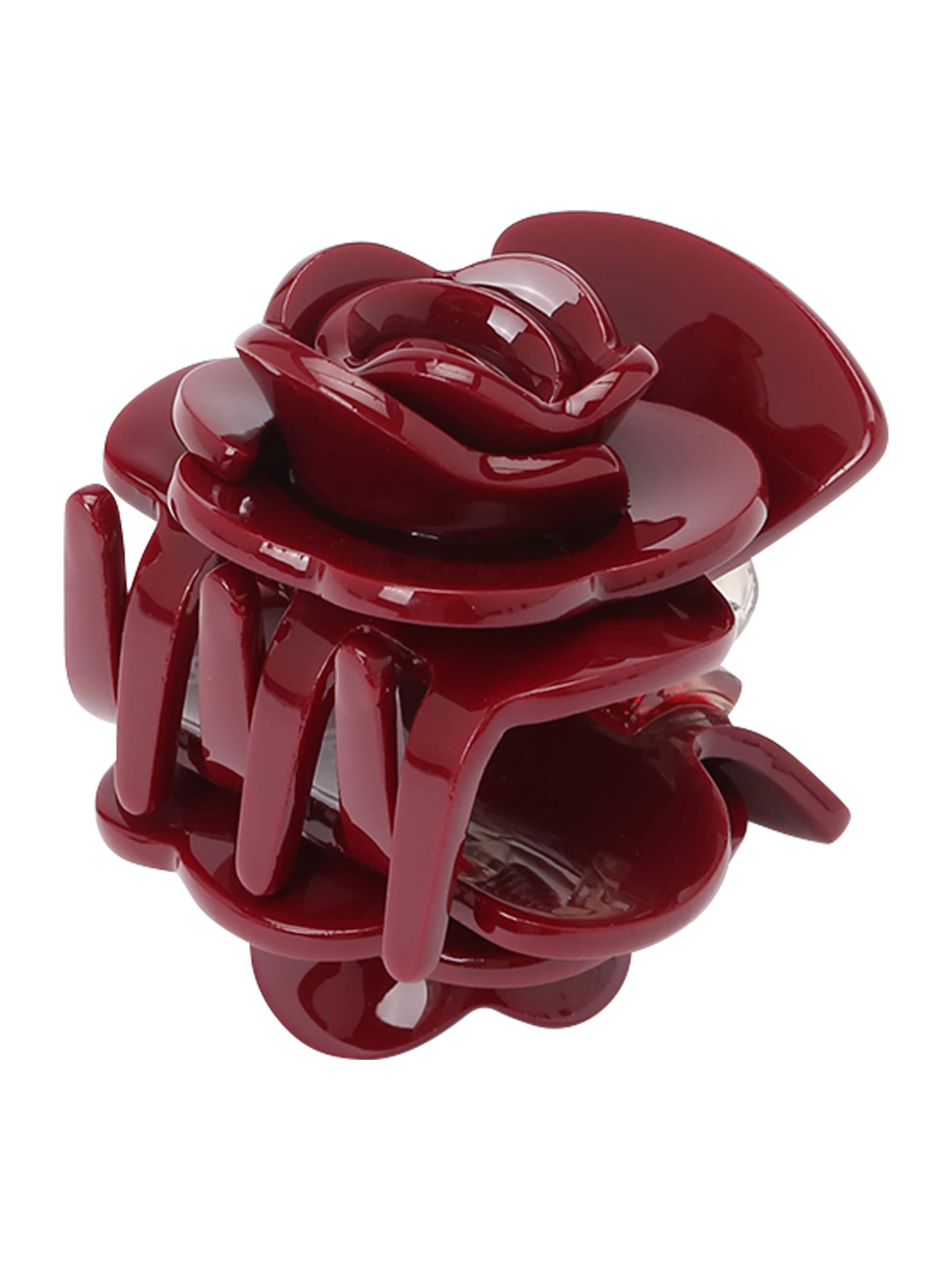 SUI AVA Haarspange 'Rosie' in Rot: Vorderseite