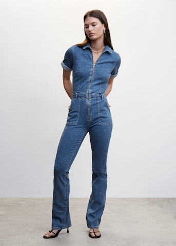 MANGO Jumpsuit 'Iggy' in Blau: predná strana