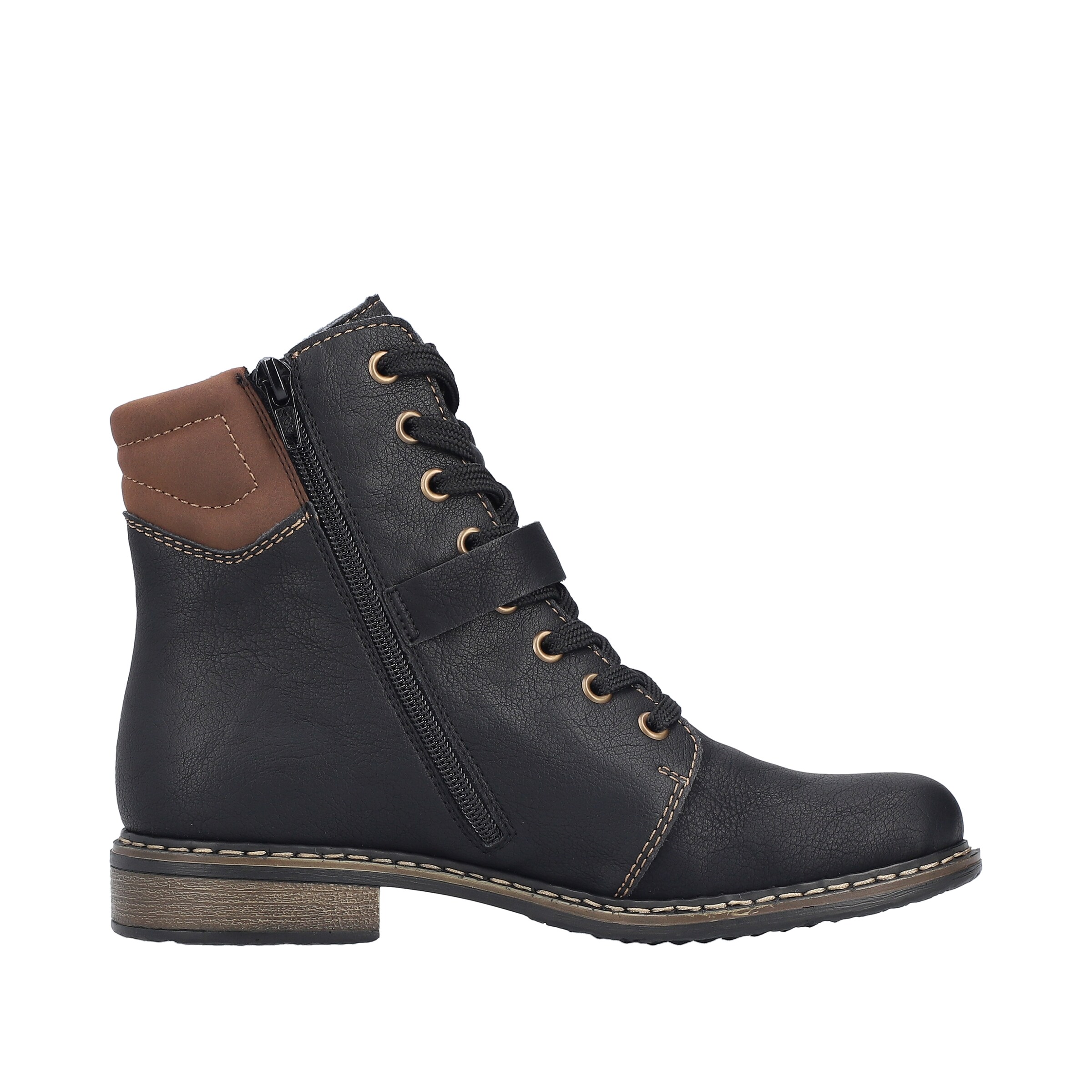 Bottes à lacets '71200' Rieker en noir