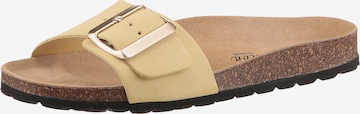 Aniston Mules in Yellow: front