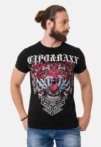CIPO & BAXX Shirt in Black: front