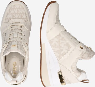 MICHAEL Michael Kors High-Top Sneakers 'GEORGIE' in Beige