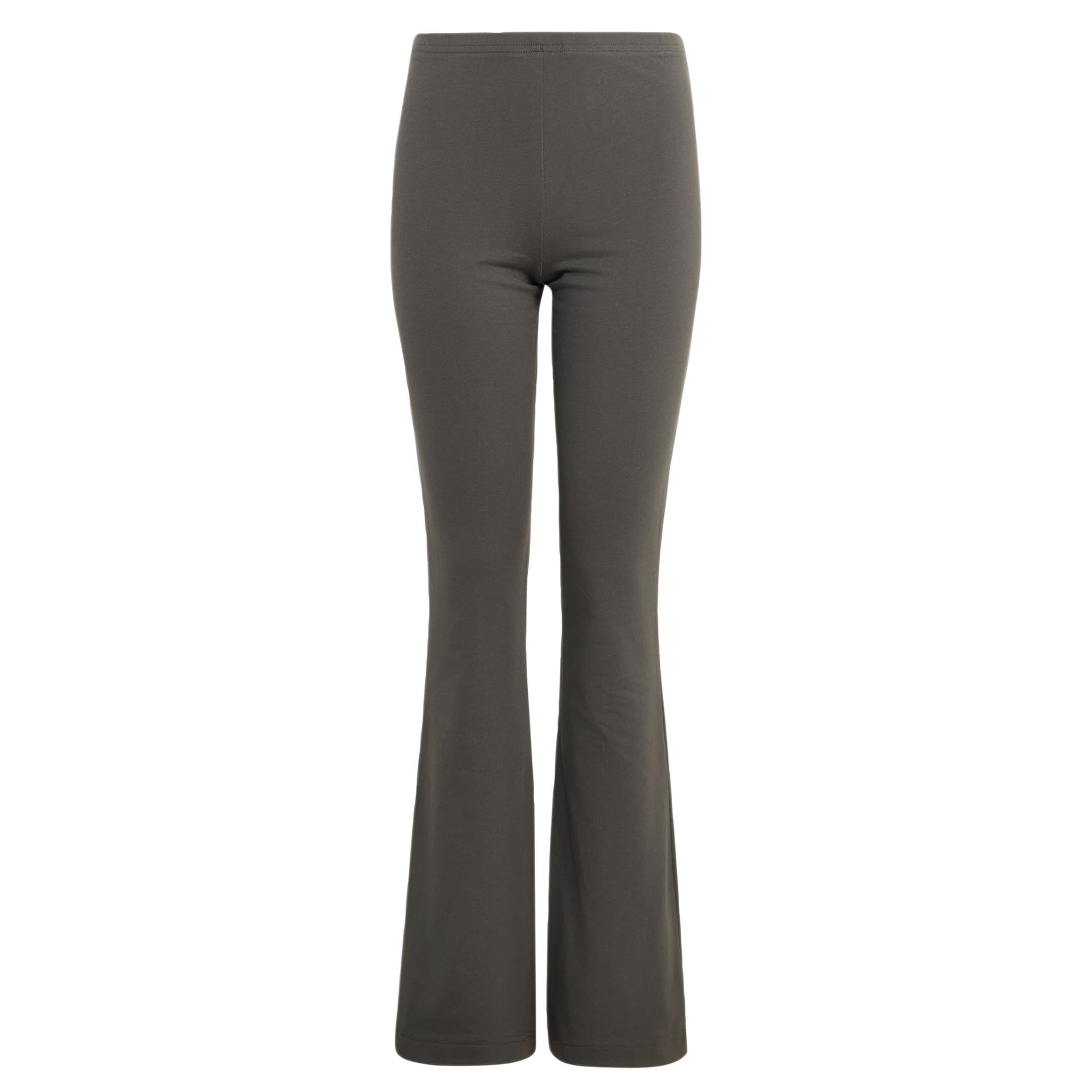 Flared Pantaloni sportivi 'Essentials' di ADIDAS SPORTSWEAR in grigio: frontale
