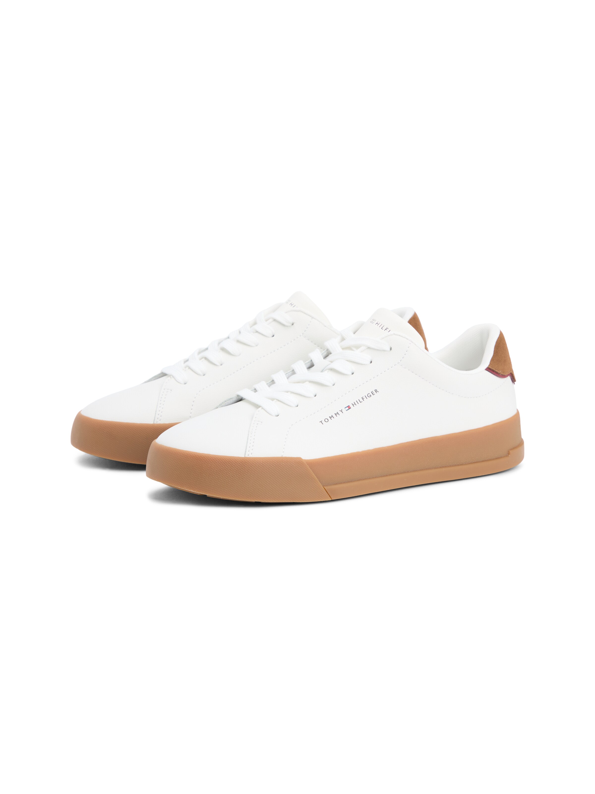 TOMMY HILFIGER - Zapatillas deportivas bajas 'Court' en blanco: frente
