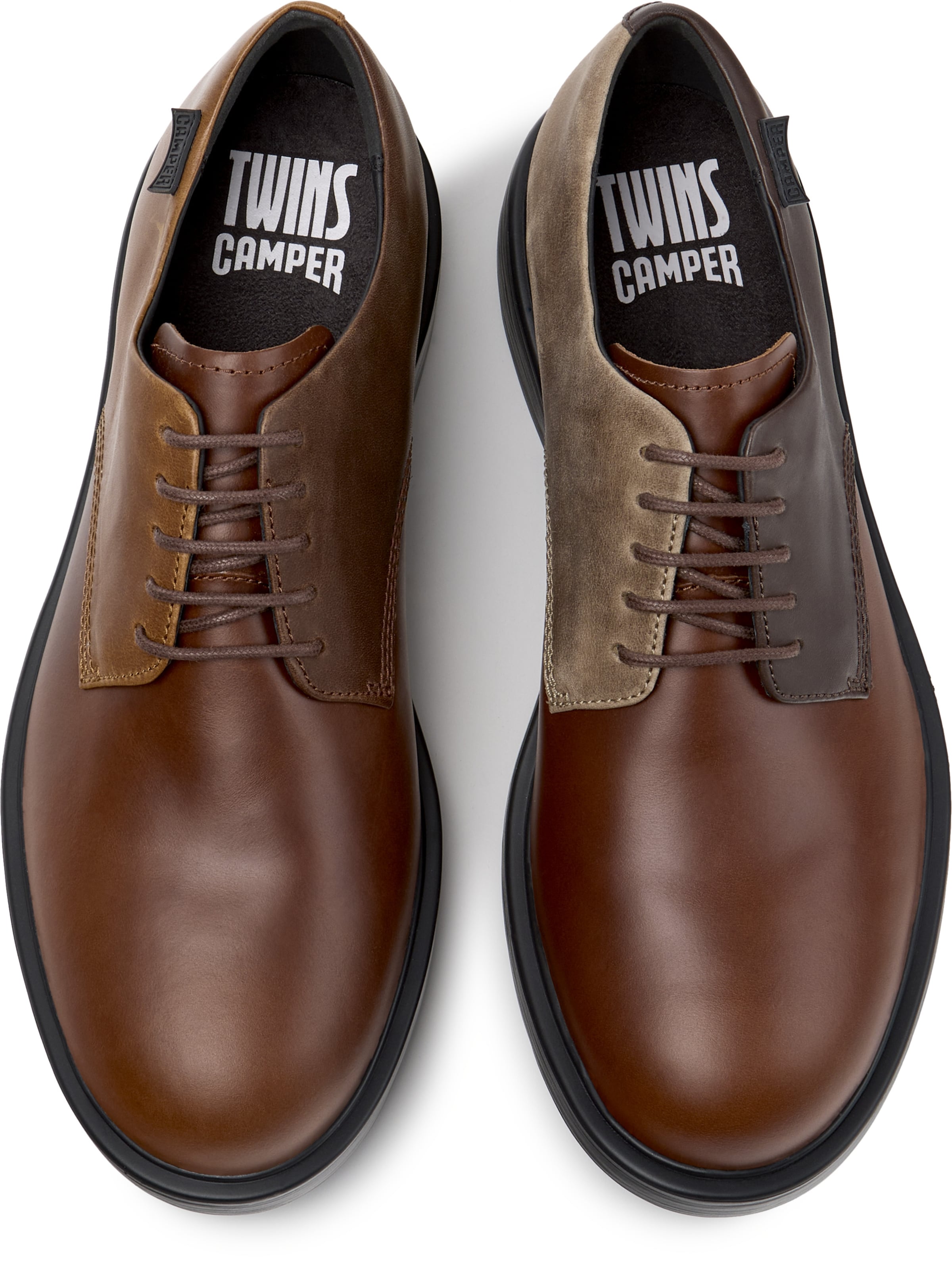 CAMPER - Zapatos con cordón ' Dean ' en marrón